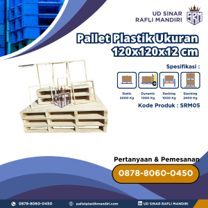 Pallet Kayu Bekas/Baru Ukuran 120x120x12 cm - SRMK05