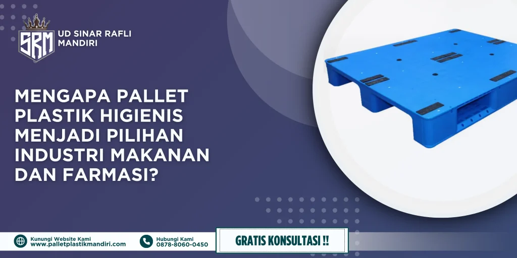 Mengapa Pallet Plastik Higienis Menjadi Pilihan Industri Makanan dan Farmasi?